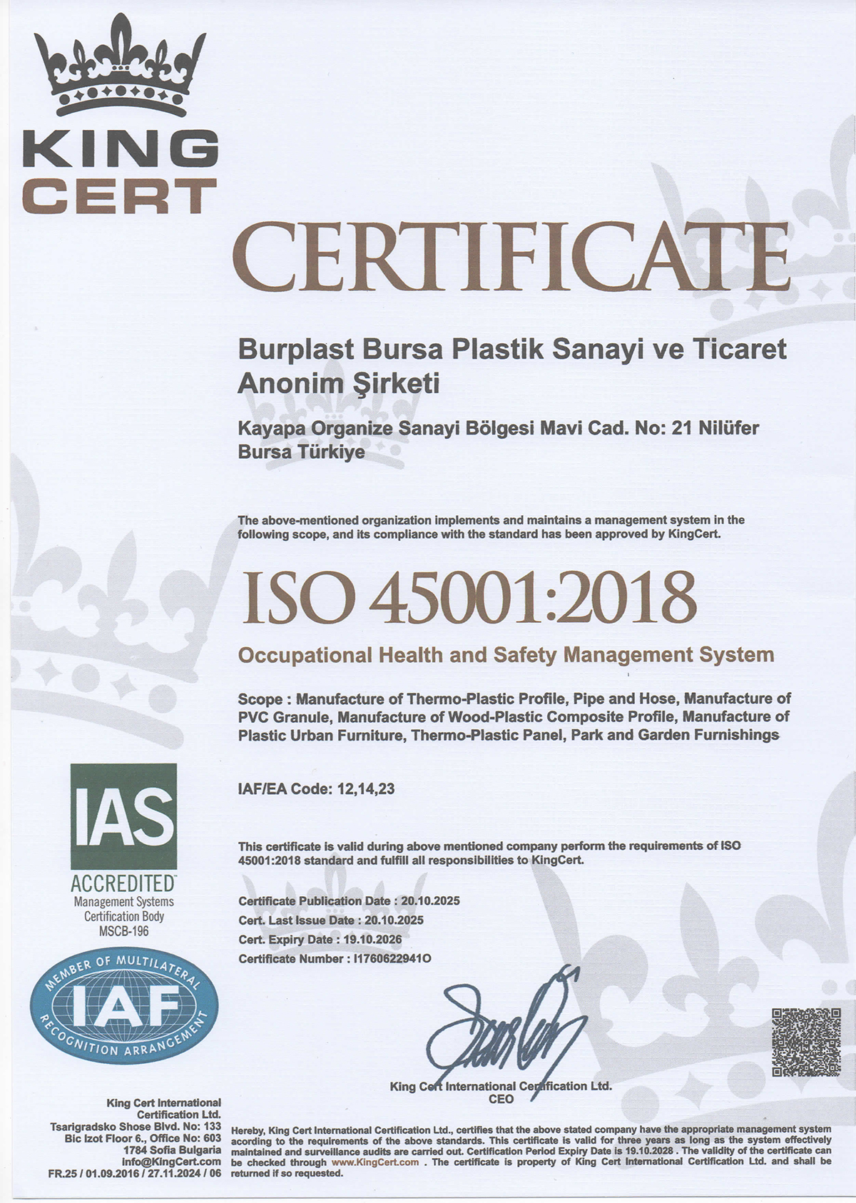 ISO 45001-2018